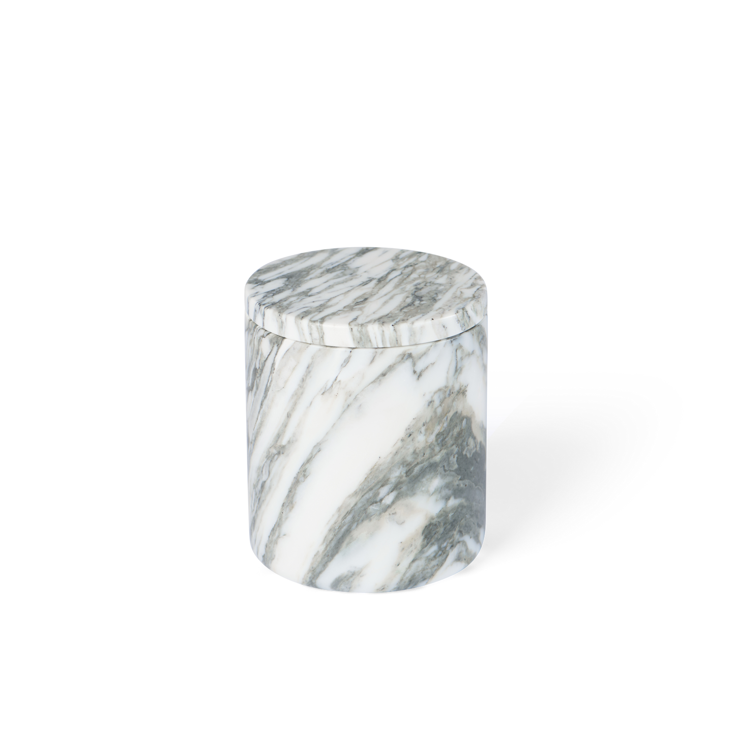 White & Grey Marble Vessel