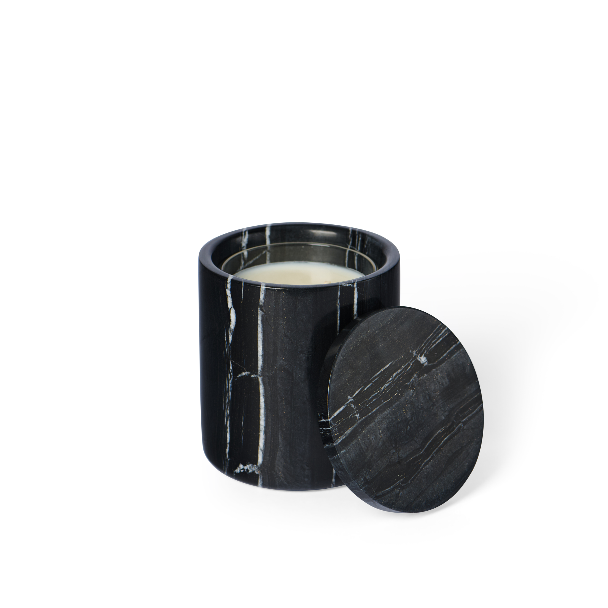 Black Tree Marble Vessel