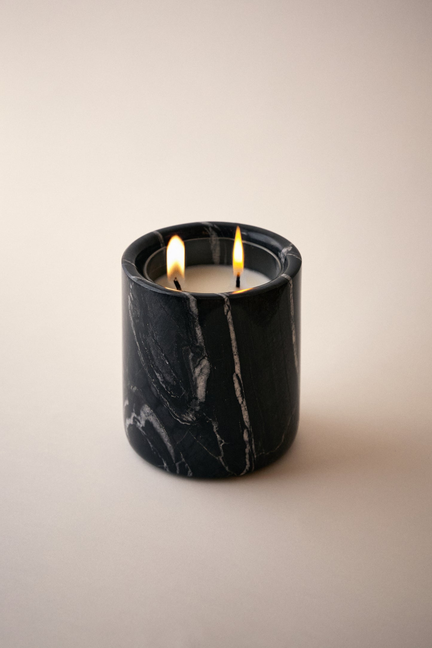 Black Tree Marble Vessel