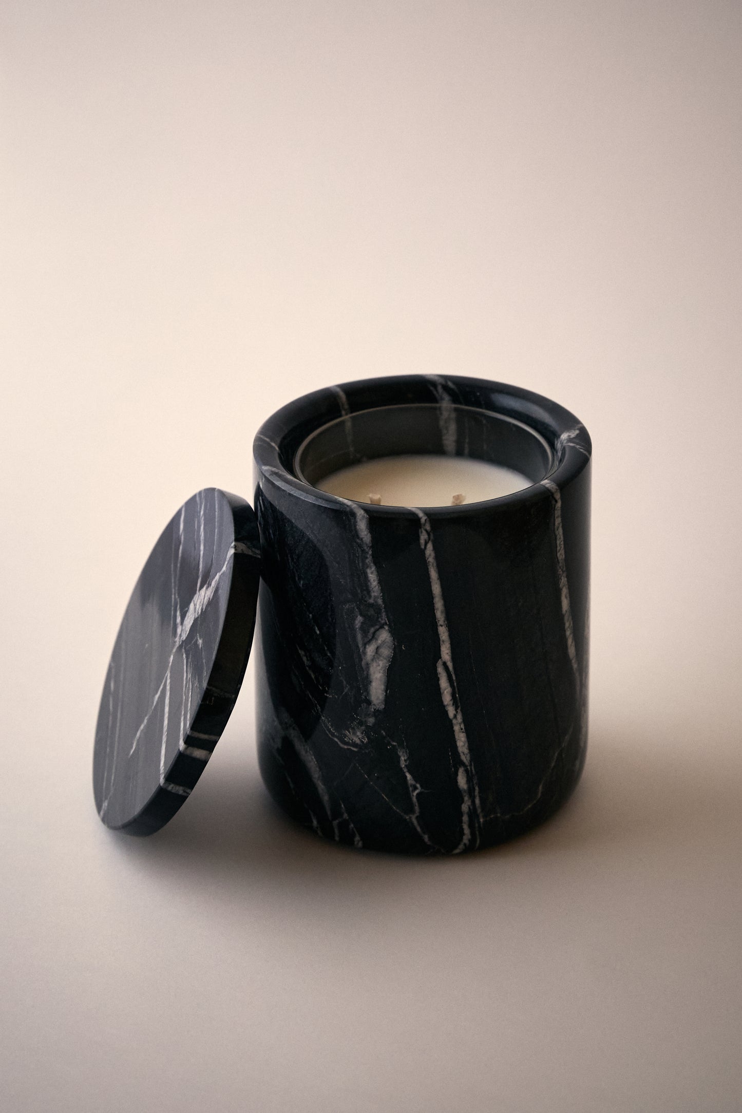 Black Tree Marble Vessel